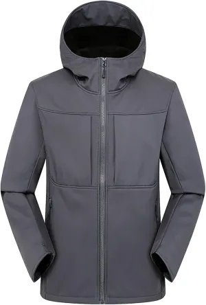 2024 Fashion Drawstring Windproof Causal Winter Outdoor Waterproof Long Sleeve Zipper Classic Solid Hooded Jacket