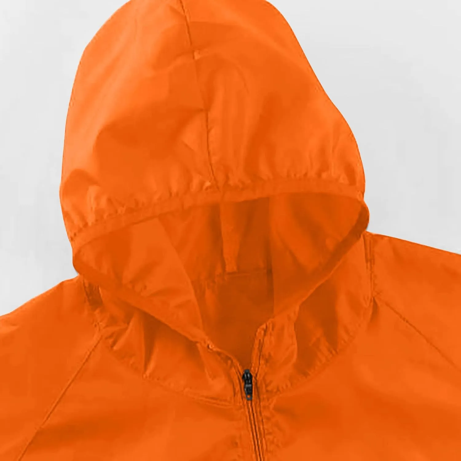 2024 Packable Rain Jacket For Women Waterproof With Solid Hood Windbreaker Jackets Sun Hoodie Lightweight Raincoats
