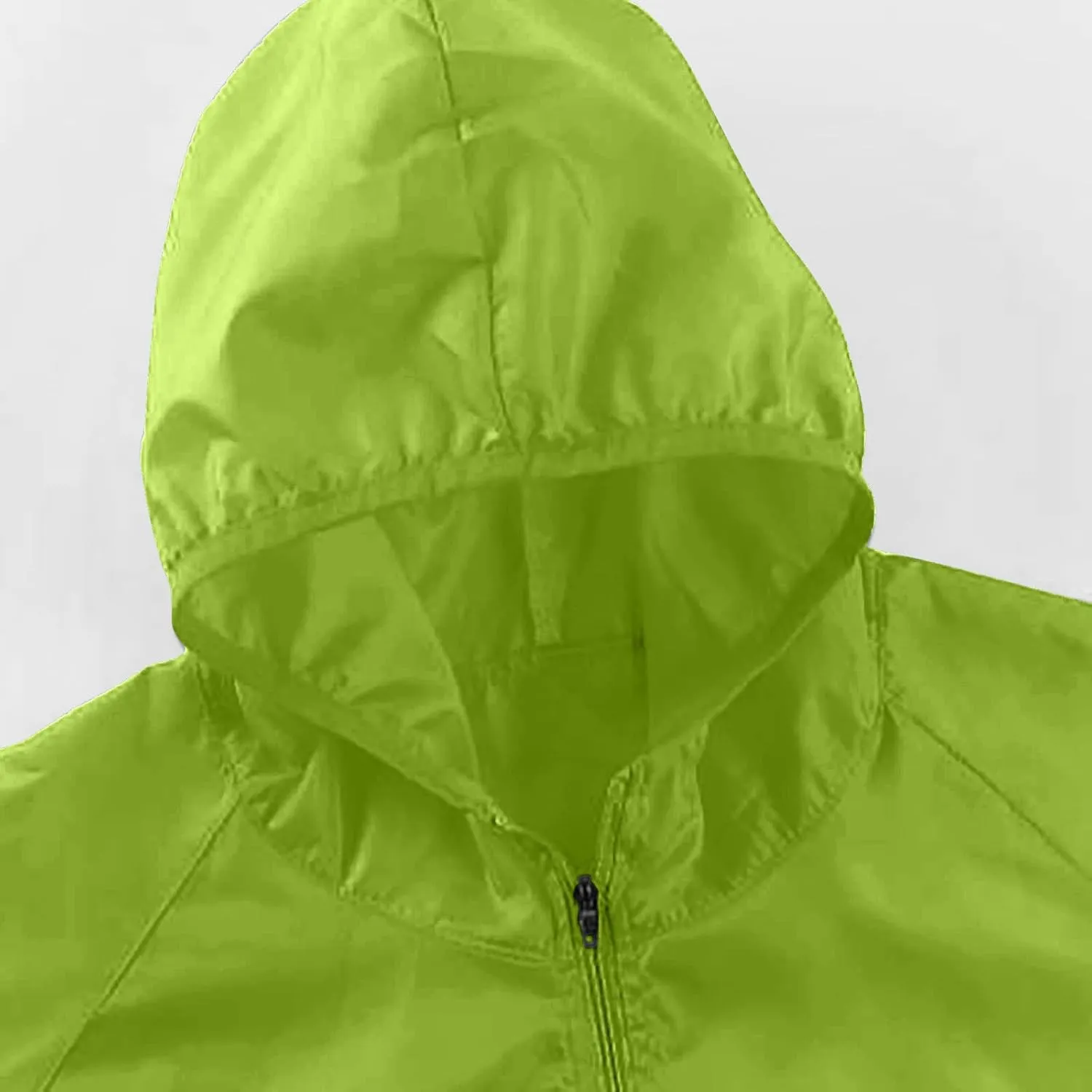2024 Packable Rain Jacket For Women Waterproof With Solid Hood Windbreaker Jackets Sun Hoodie Lightweight Raincoats
