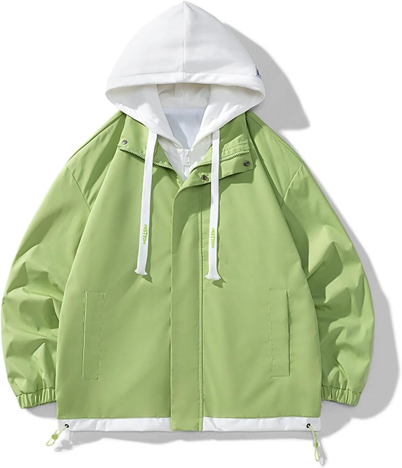2024 Winter Drawstring Hooded With Pockets For Womens Fashion Solid Windproof Classic Lightweight Long Sleeve Coats