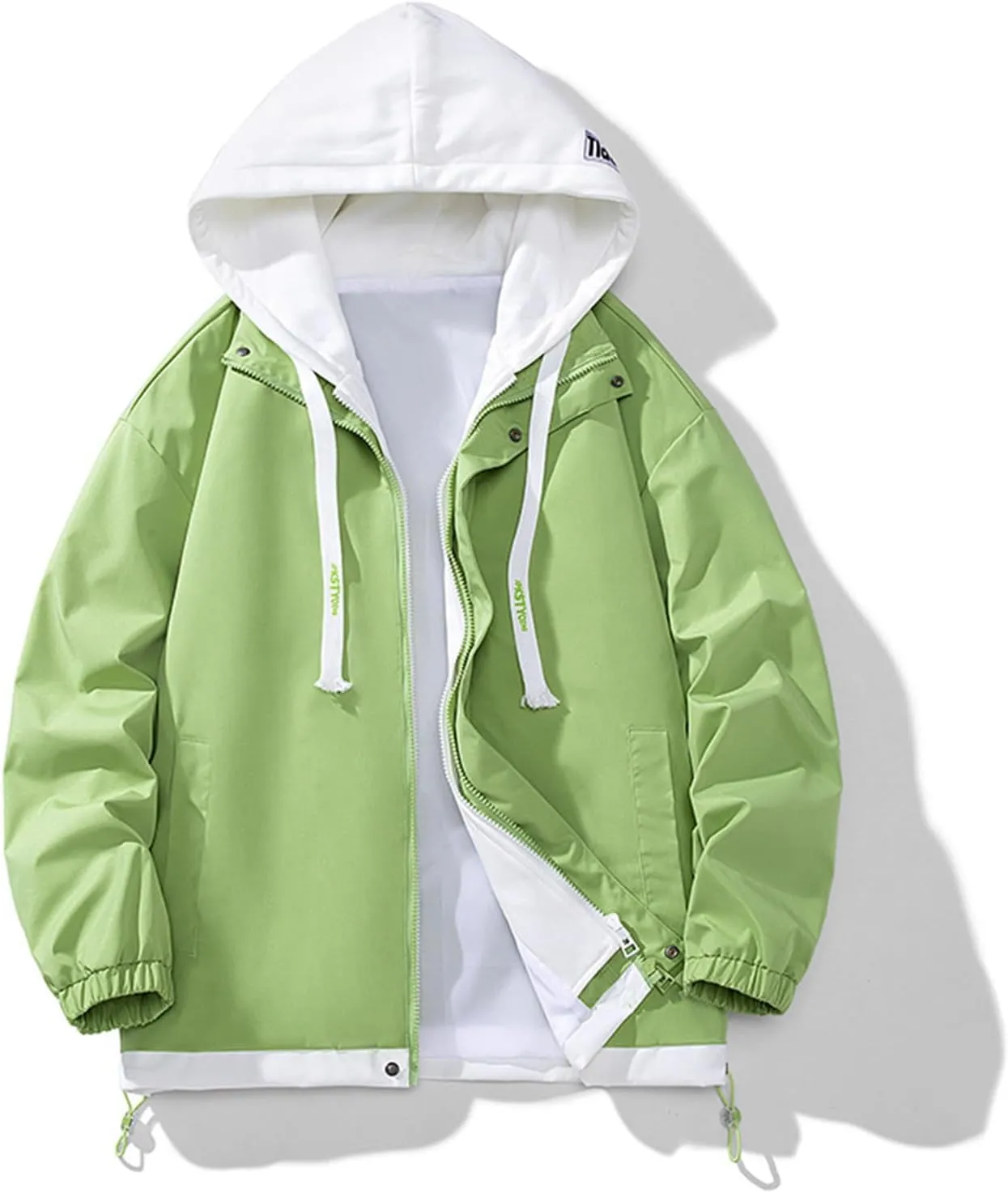 2024 Winter Drawstring Hooded With Pockets For Womens Fashion Solid Windproof Classic Lightweight Long Sleeve Coats