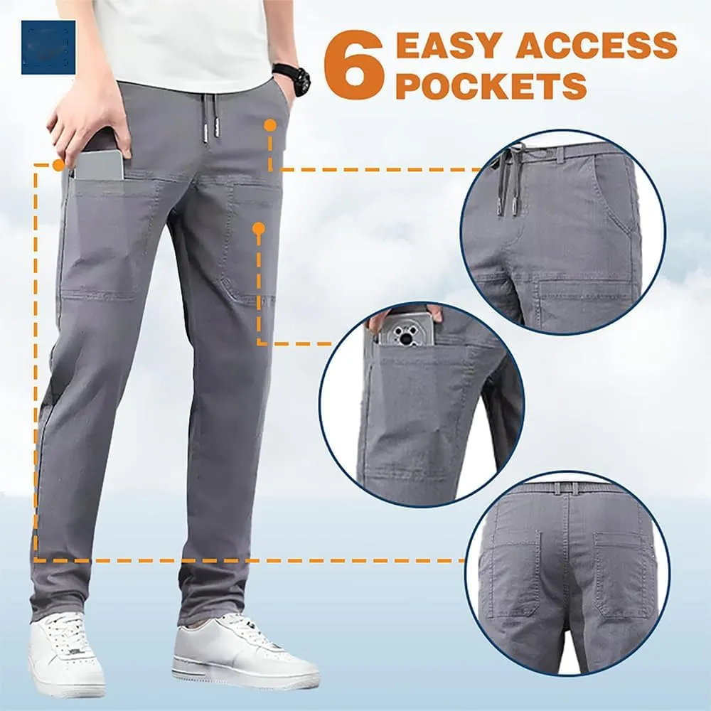 Acegents Cargo Pants,Multipants - High Stretch Multi-Pocket Durable Cargo Pants,Hiking Pants for Men