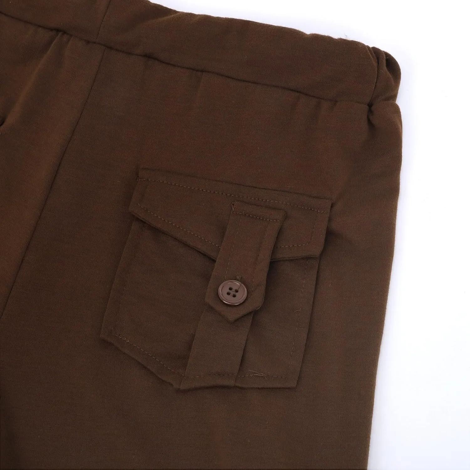aihihe Cargo Pants for Women Bootcut Yoga Pants Wide Leg Sweatpants Plus Size Gym Workout Fitness Trousers with Button Pocket