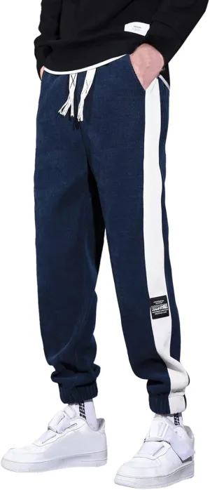aihihe Sweatpants Mens Joggers Gym Cotton Pants for Men Jogger Big and Tall Men's Joggers Pants Gym Workout Pant Running