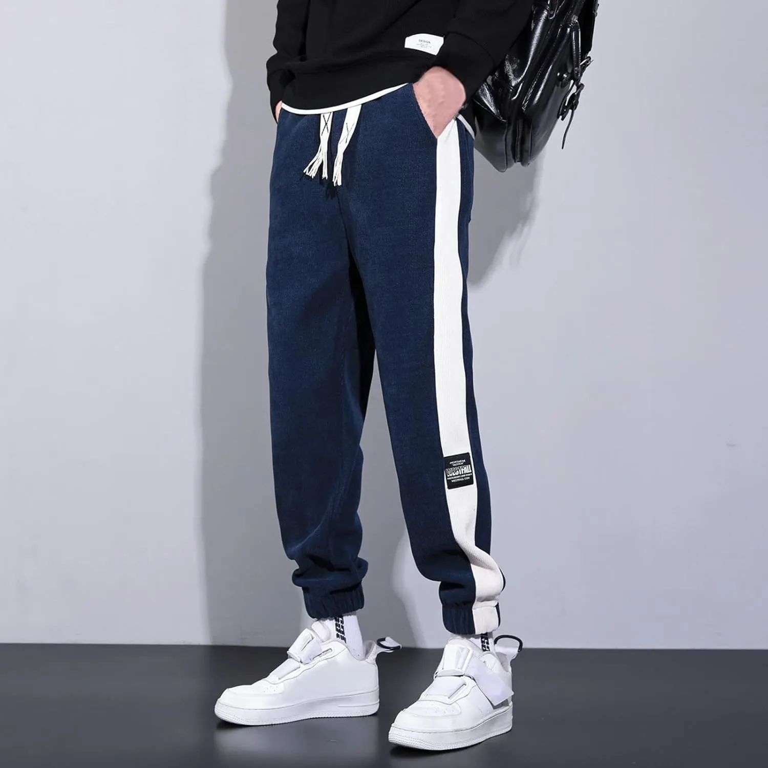 aihihe Sweatpants Mens Joggers Gym Cotton Pants for Men Jogger Big and Tall Men's Joggers Pants Gym Workout Pant Running
