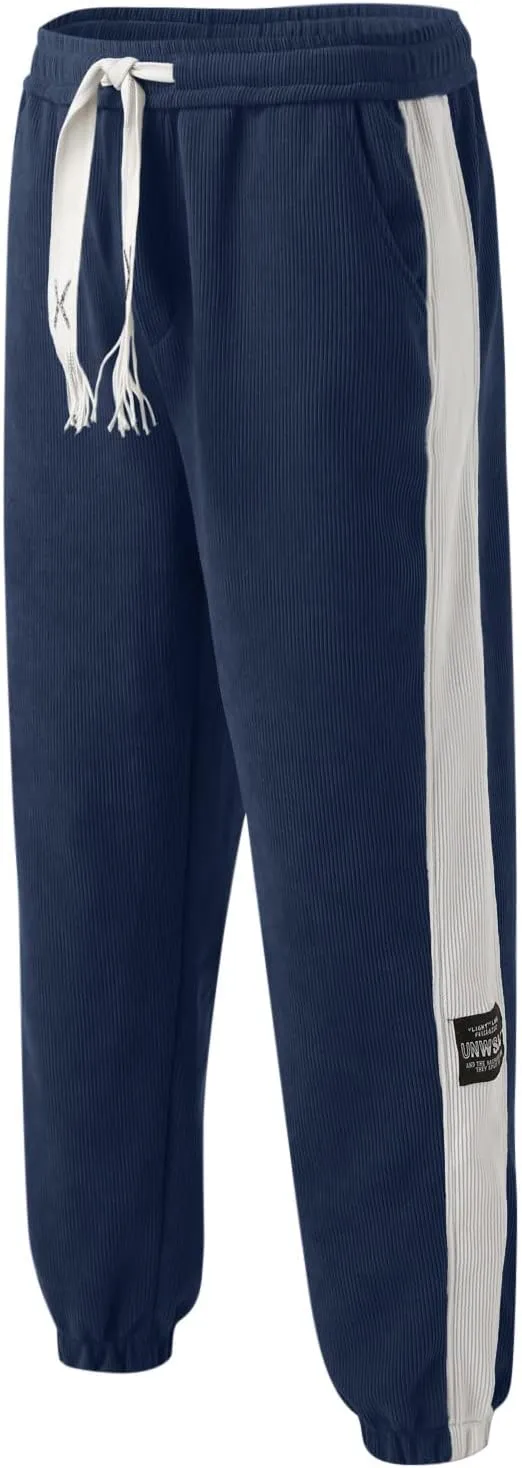 aihihe Sweatpants Mens Joggers Gym Cotton Pants for Men Jogger Big and Tall Men's Joggers Pants Gym Workout Pant Running