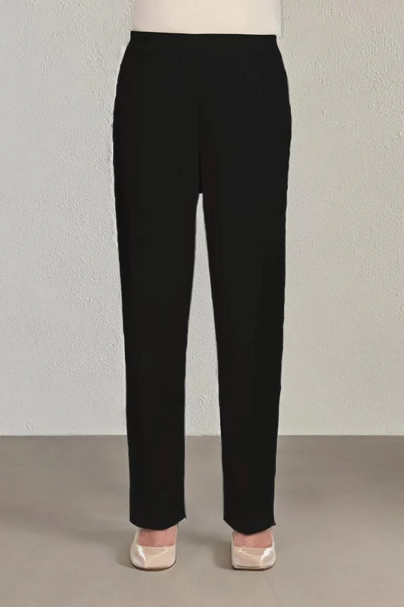 Alfred Dunner Womens Plus-Size Soft Twill Mid-Rise Regular Fit Straight Leg Short Length Casual Pant