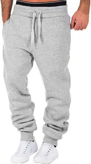 Big and Tall Cargo Pants for Men Sweatpants for Men Pockets Rope Loose Sweatpant Cargo Pants for Men Straight Elastic