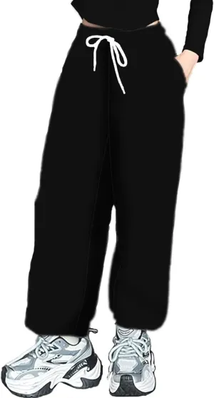 BINPAW Girls Casual Jogger 3D Printed Loose Lounge Sweatpants