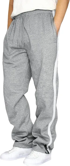 Blue Cargo Pants Men Baggy Mens Sweatpants with Elastic Bottoms Men's Relaxed fit Black Jeans Men Capri Joggers Waterproof Hiking Pants Outdoor Work Pants for Men Mens Clinch Bottom Sweatpants