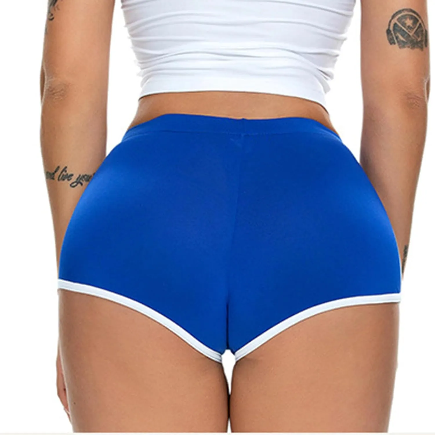 Booty Shorts for Women High Waisted Dolphin Shorts Workout Running Shorts Yoga Summer Biker Athletic Shorts