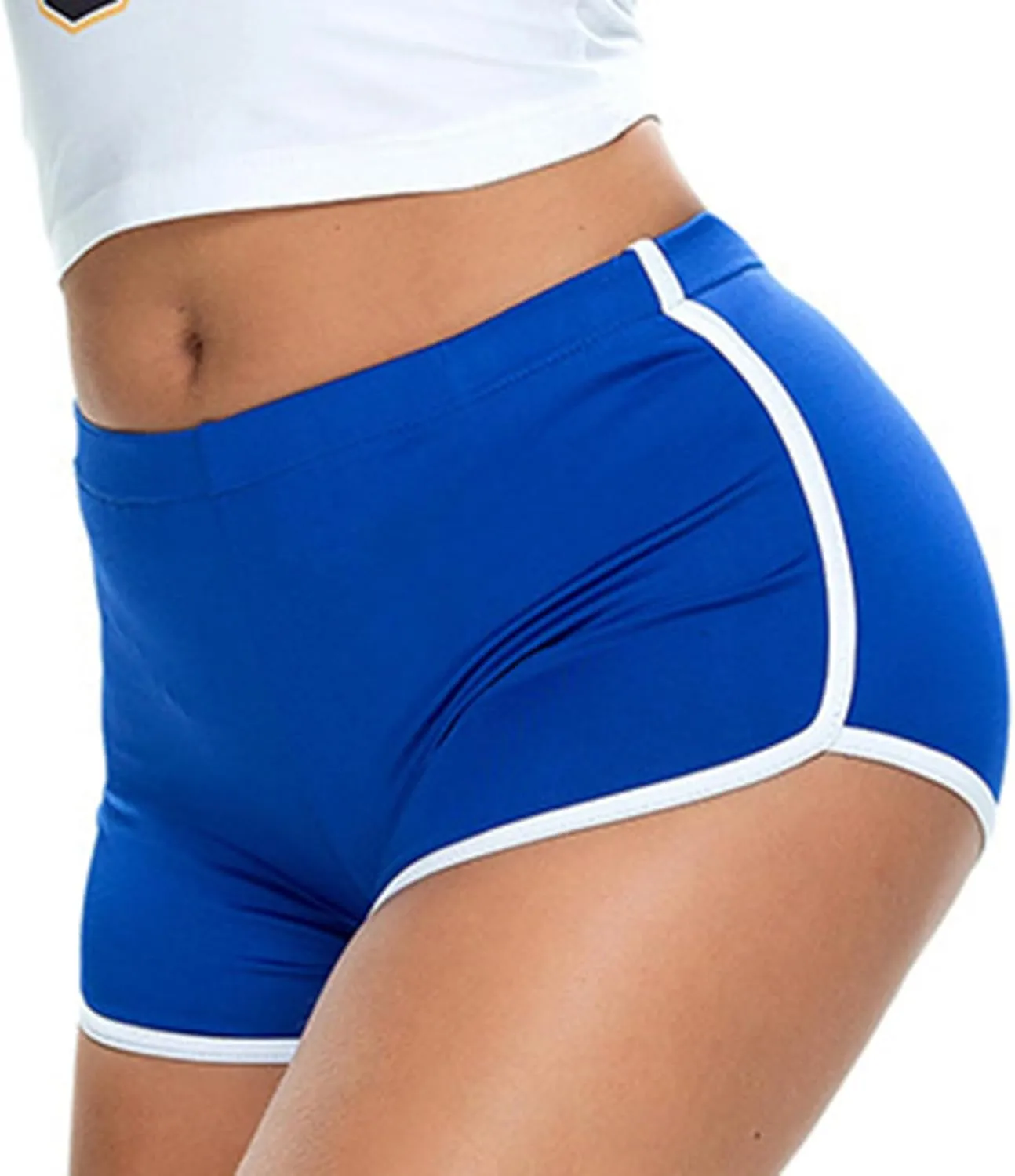 Booty Shorts for Women High Waisted Dolphin Shorts Workout Running Shorts Yoga Summer Biker Athletic Shorts