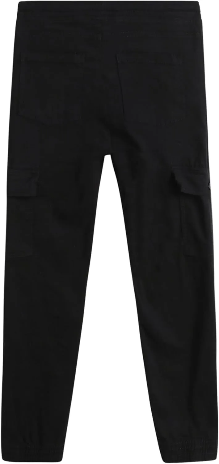 Boys' Cargo Pants - Casual Stretch Twill Jogger Pants - Cargo Pocket Pants for Boys (8-16)