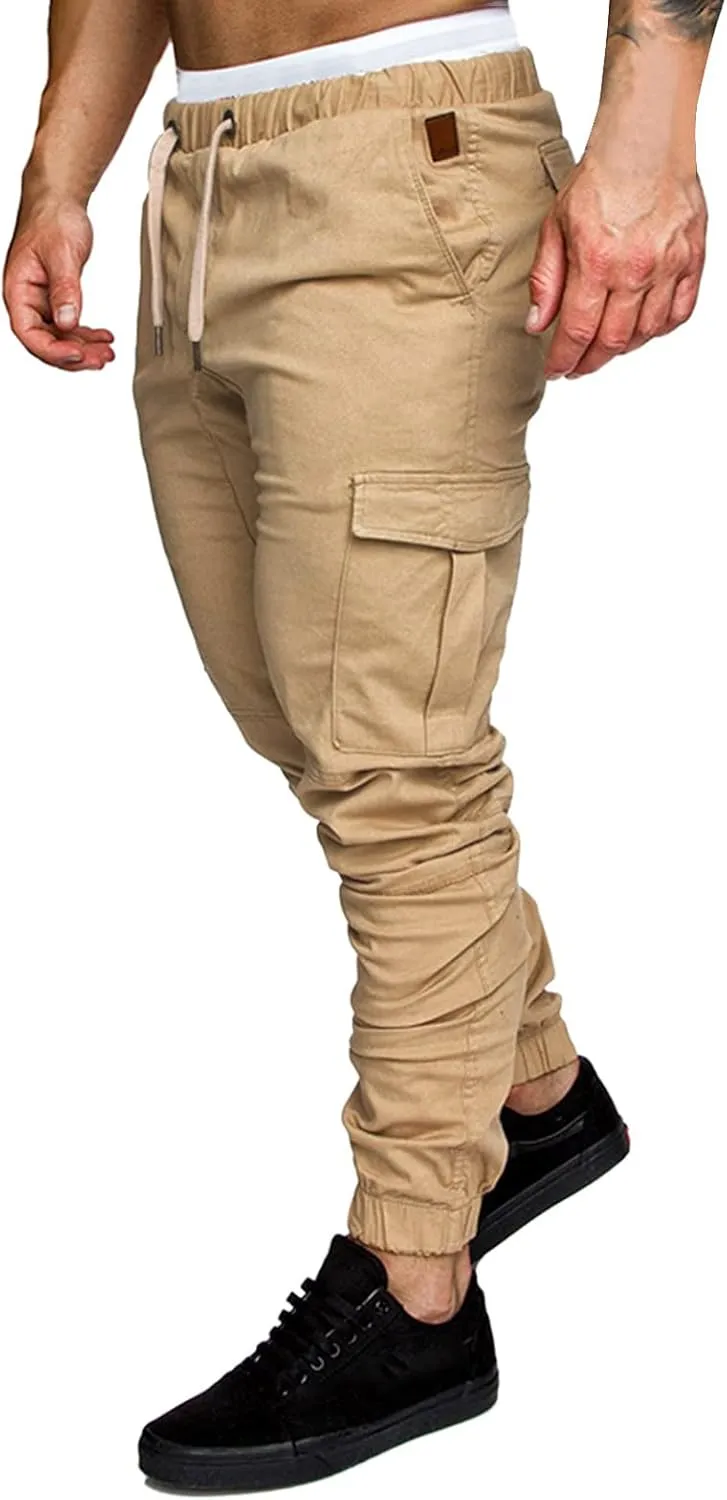 Cargo Pants for Men Joggers Tactical Pants with 9 Pockets Lightweight Ripstop Cargo Work Pants Mens Wild Cargo Pants