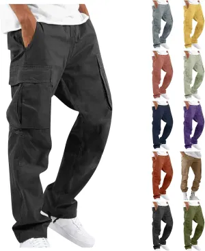 Cargo Pants for Men Lightweight Cargo Joggers Workout Tactical Cargo Pants Casual Outdoor Hiking Pants Multi Pockets