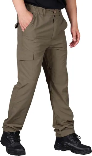 Cargo Pants for Men Lightweight Wild Outdoor Hiking Pants Waterproof Ripstop Tactical Work Pants with Multi Pockets