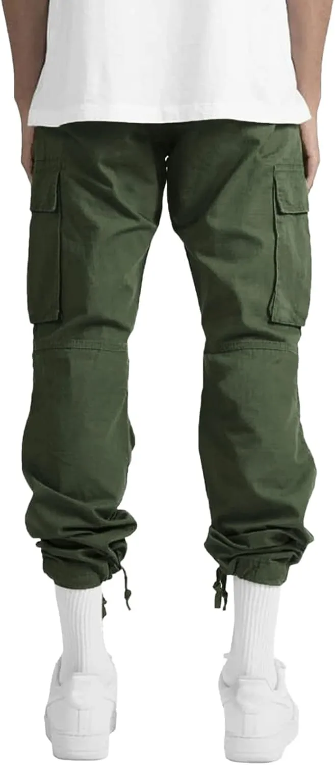 Cargo Pants for Men Relaxed Fit Mens Cargo Pants Sport Pants Drawstring Sports Trousers for Men Mens Cargo Sweatpants
