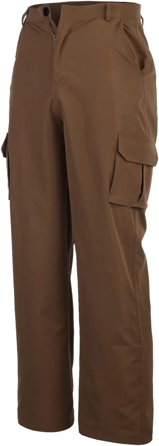 Cargo Pants for Men Relaxed Fit Mens Cargo Pants Stretch Elastic Waist Athletic Workout Jogger Drawstring Sport Pants