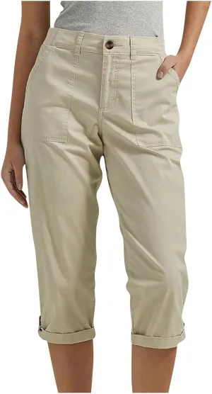 Cargo Pants Women Cargo Capris Capri Pants Dressy Joggers Casual Pull On Cropped Pants with Pockets Work Pants