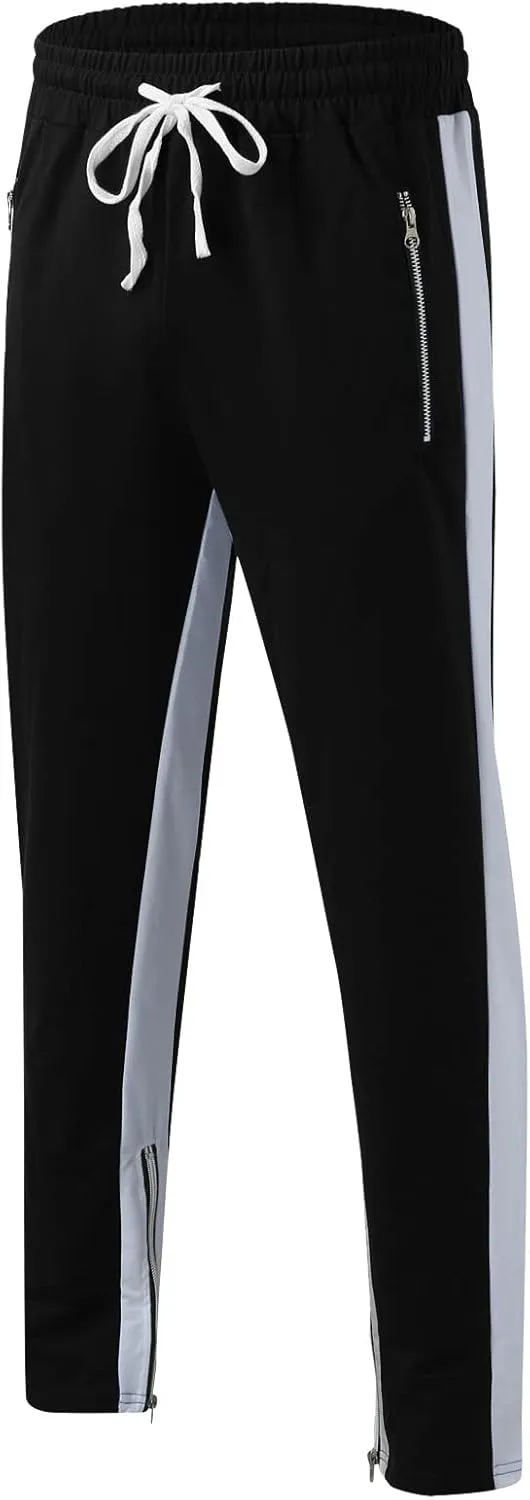 Cargo Sweatpants for Men Mens Lounge Pants Jogger Pants Slim Fit Bodybuilding Tapered Sweatpant with Pockets Running