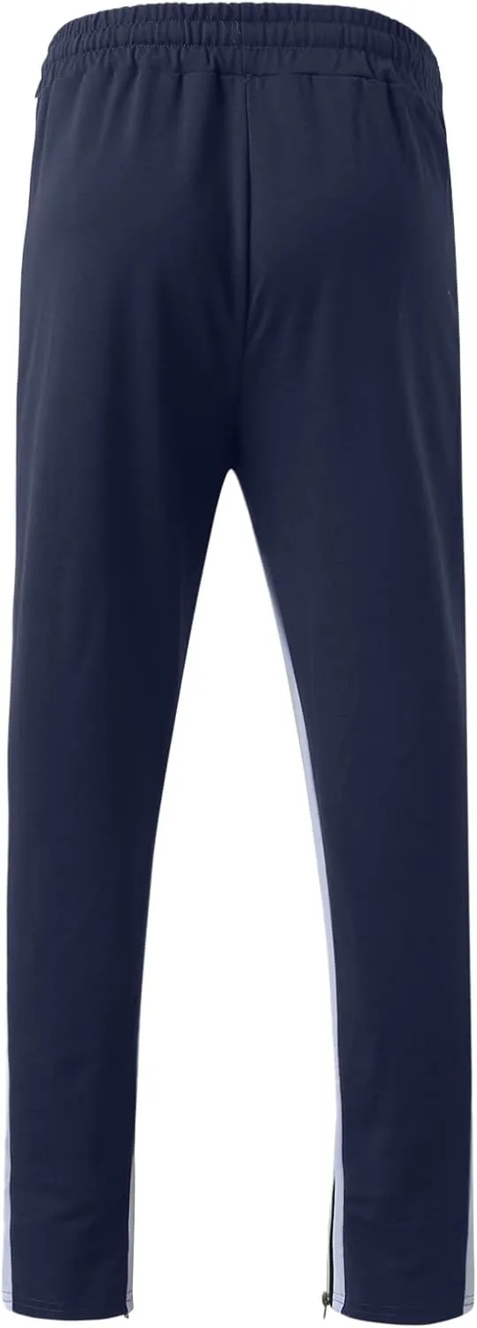 Cargo Sweatpants for Men Pants Sport Daily Workout Pants Mens Baggy Sweatpants with Pockets Fleece Sweat Pants Black