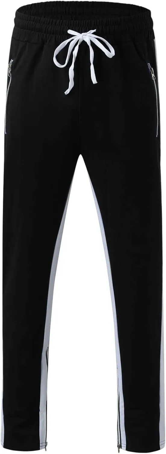 Cargo Sweatpants for Men Tactical Pants Lightweight Hiking Workout Jogger Mens Streetwear Reflective Tactical Track