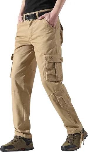 Cargo Work Pants for Men Mens Docker Dress Pants Cargo Pants for Men Pack Straight Pants for Men Destination Cargo
