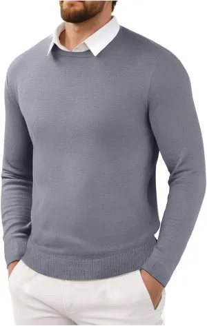 Cashmere Sweaters for Men, Men's Cashmere Sweater Warm Pullovers Crewneck Knit Winter Tops Male Knitwear Jumpers