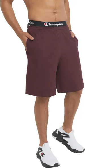 Champion Men's Shorts, Classic Cotton Jersey Athletic Shorts, 9", Long Gym Shorts, Men's Workout Shorts