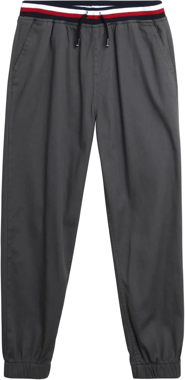 Chaps Boys' Pants - Pull On Stretch Twill Jogger Pants - Casual Pants for Boys (8-20)