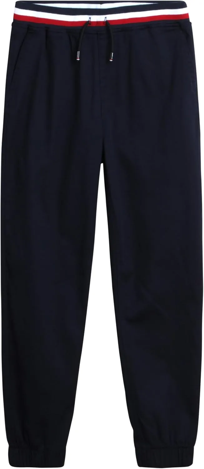 Chaps Boys' Pants - Pull On Stretch Twill Jogger Pants - Casual Pants for Boys (8-20)