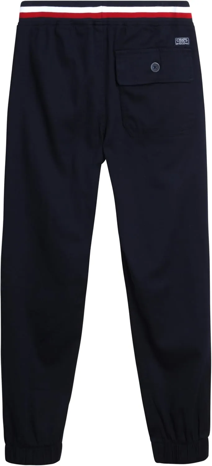 Chaps Boys' Pants - Pull On Stretch Twill Jogger Pants - Casual Pants for Boys (8-20)