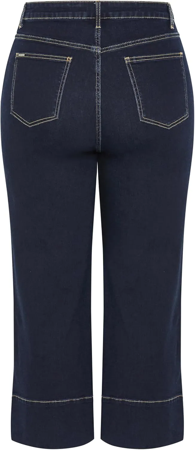 City Chic Women's Plus Size Jean - Harley Millie Crop