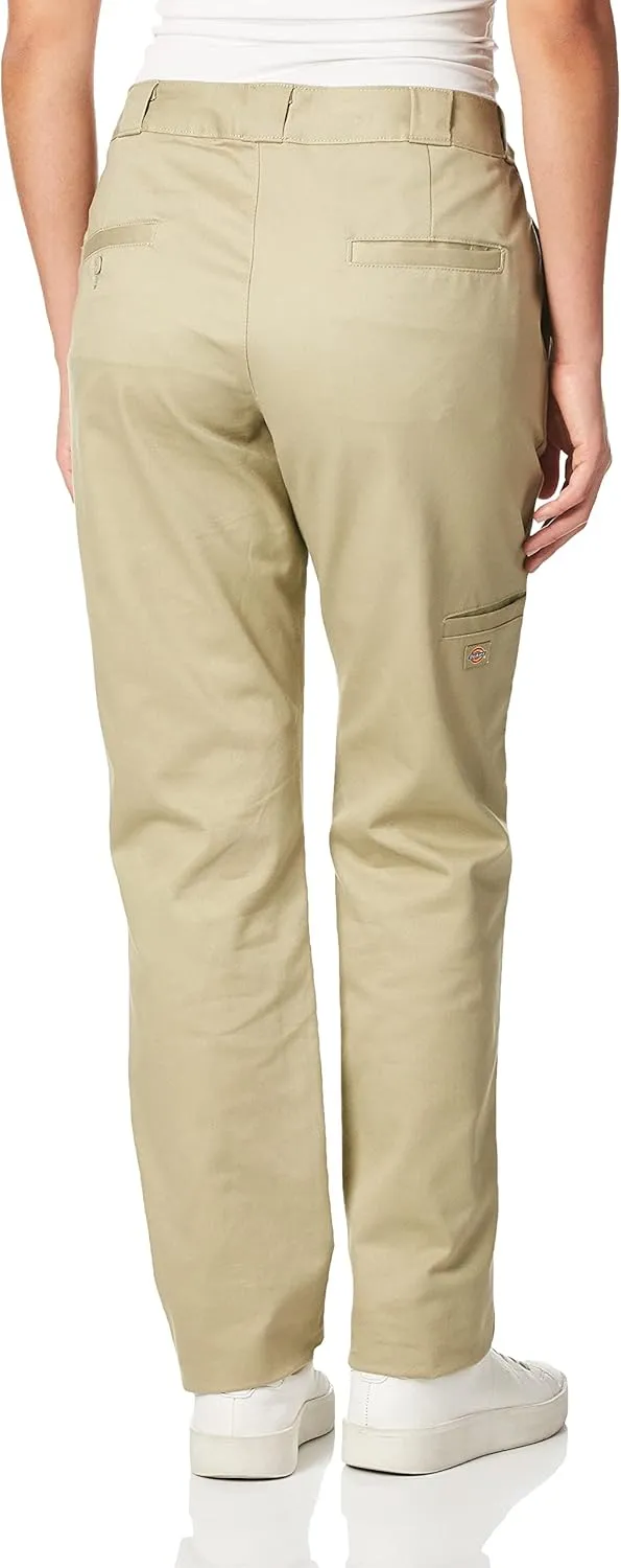 Dickies Women's Double Knee Work Pant with Stretch Twill