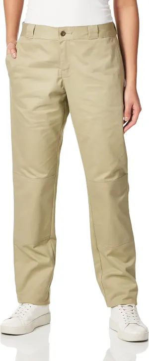 Dickies Women's Double Knee Work Pant with Stretch Twill