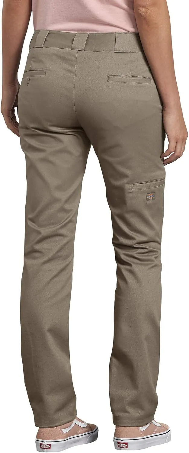 Dickies Women's Double Knee Work Pant with Stretch Twill
