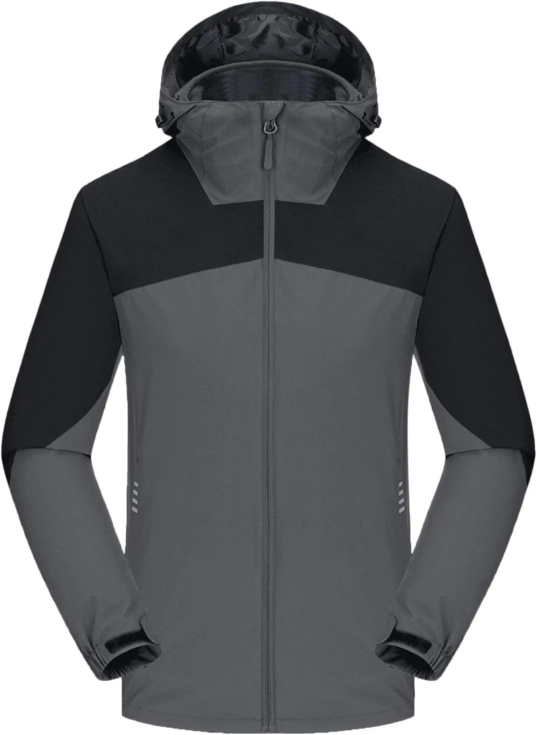 Fashion Rain Jacket Waterproof For Women Winter Raincoat With Hood Packable For Hiking Outdoor Windproof With Pockets