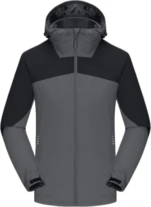 Fashion Rain Jacket Waterproof For Women Winter Raincoat With Hood Packable For Hiking Outdoor Windproof With Pockets