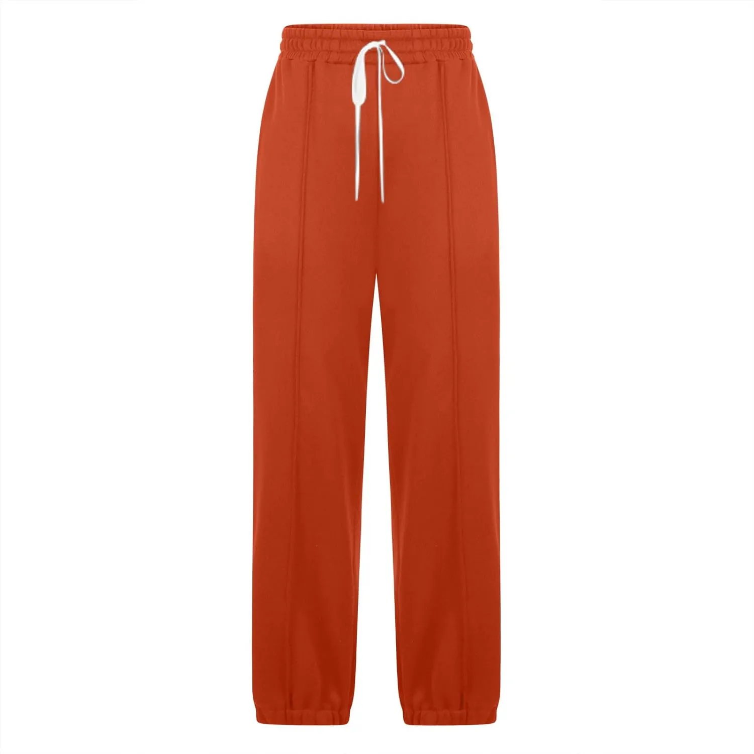 Fleece Sweatpants for Women Drawstring High Waisted Joggers Pants Baggy Comfy Soft Workout Lounge Trouser W/Pockets