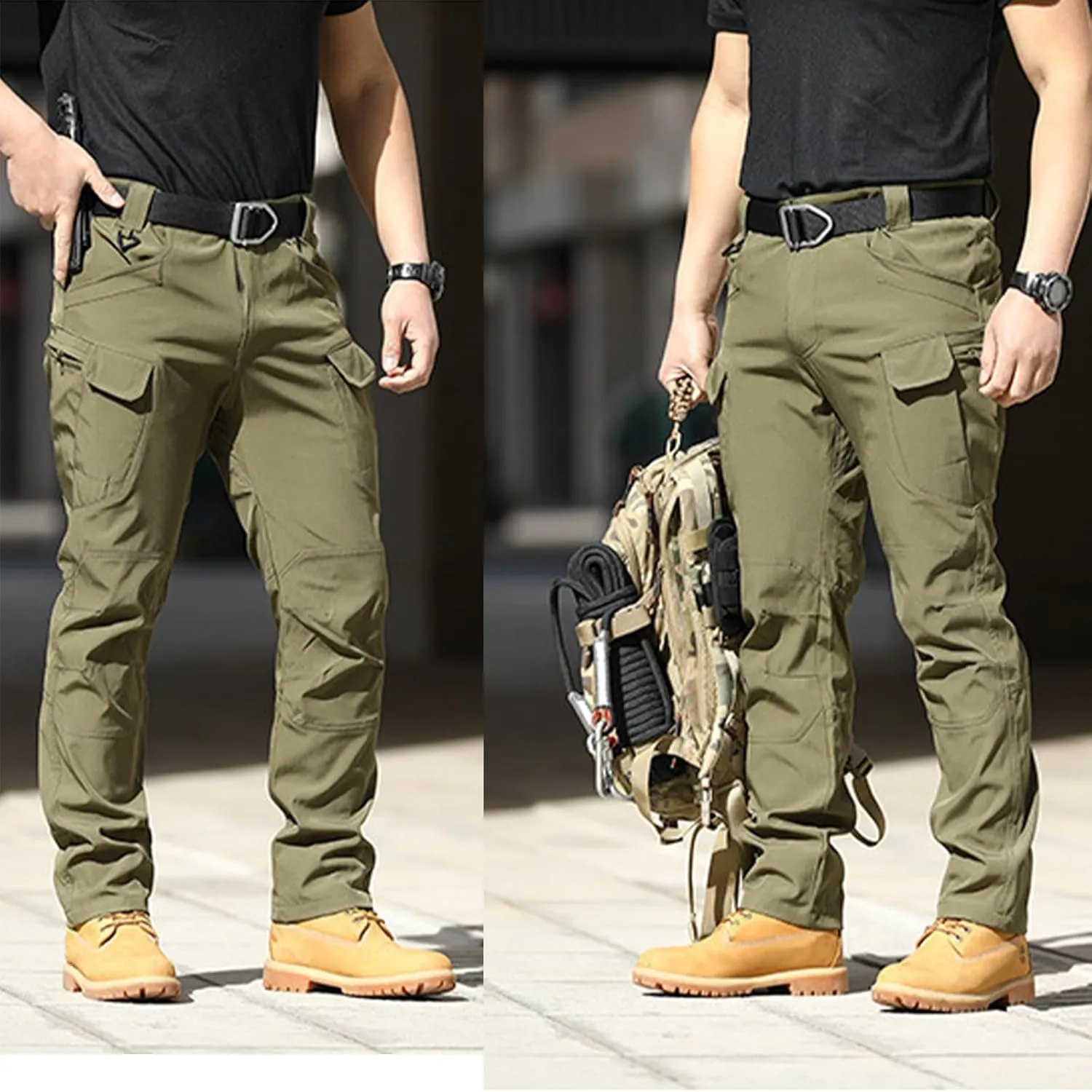 Flexcamo - Tactical Waterproof Pants, Flex Camo Cargo Pants for Men,Mens Cargo Pants Water