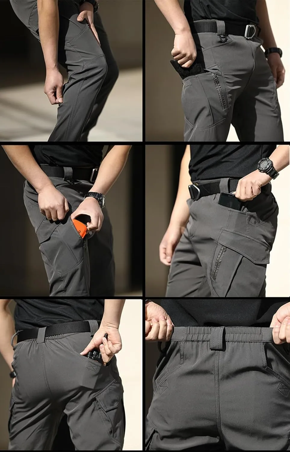 Flexcamo - Tactical Waterproof Pants, Flex Camo Cargo Pants for Men,Mens Cargo Pants Water