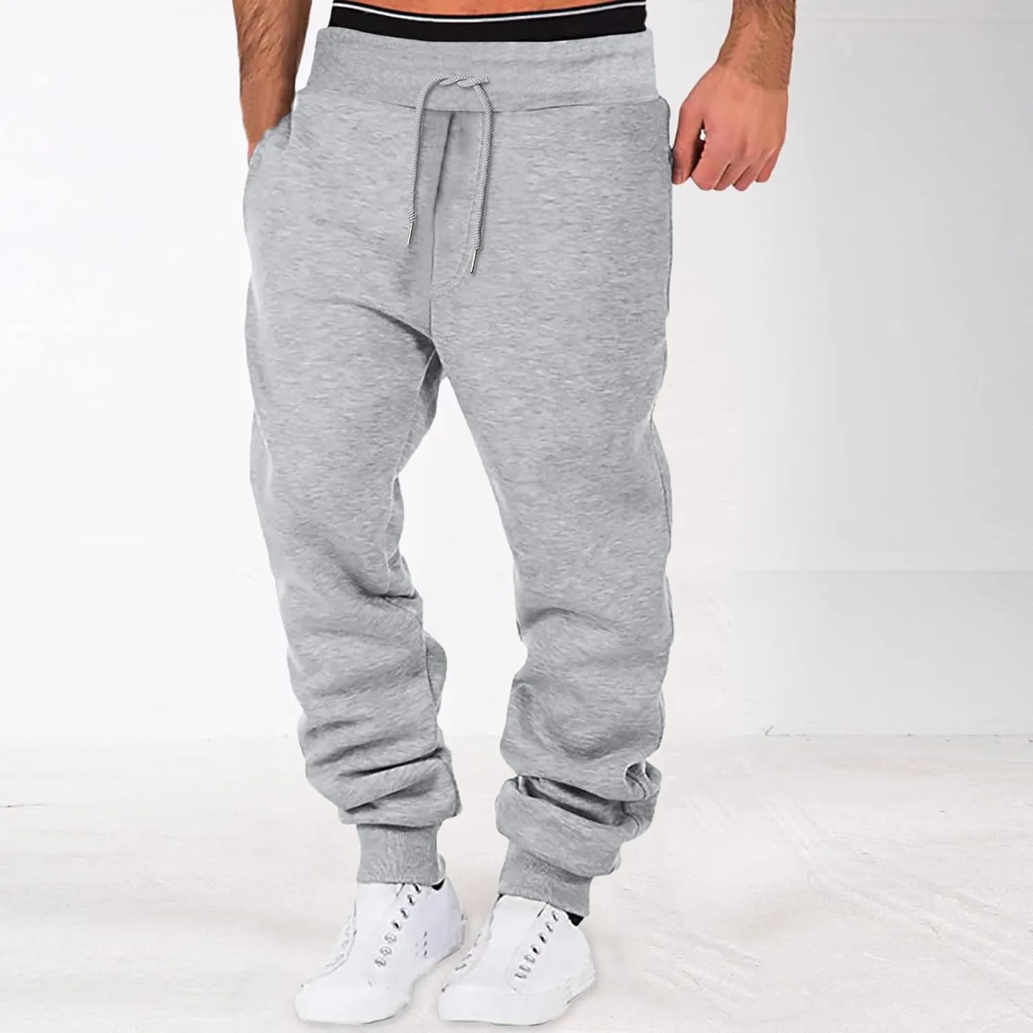 GIERIDUC Men's Graphic Printed Sweatpants Mens Pyjama Bottoms Extra Long Athletic Dress Pants Mens Pants for Men Sweatpants