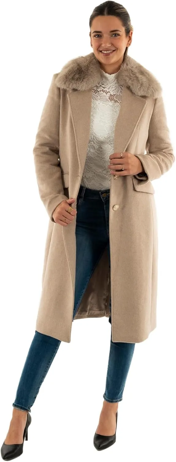 GUESS Eco Nancy Wool-Blend Coat