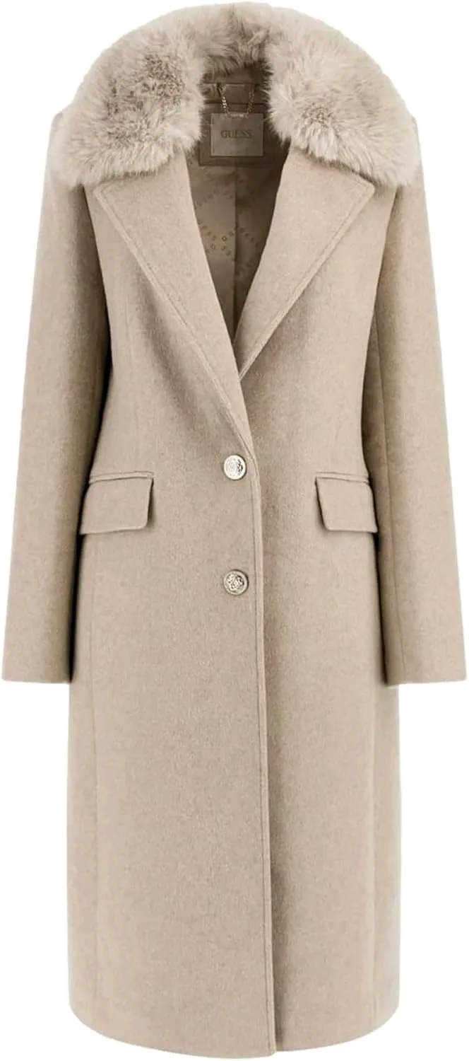 GUESS Eco Nancy Wool-Blend Coat
