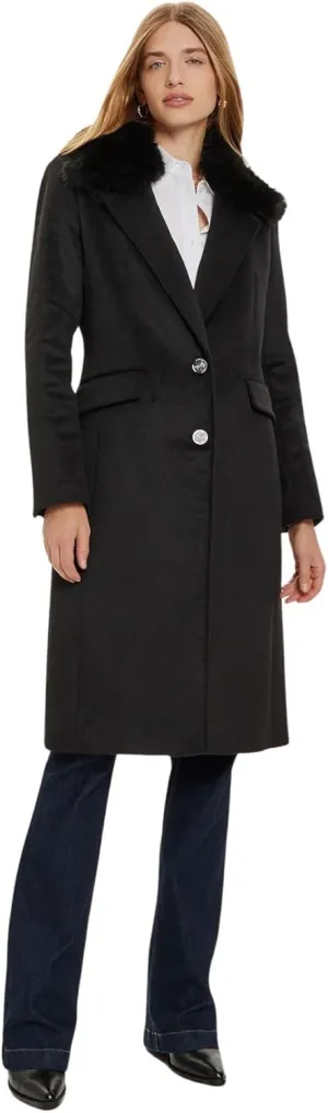 GUESS Eco Nancy Wool-Blend Coat