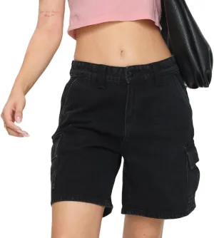 High Waisted Jean Shorts Women Casual Trendy Stretchy Wide Leg Denim Shorts Baggy Straight Leg Shorts with Pockets