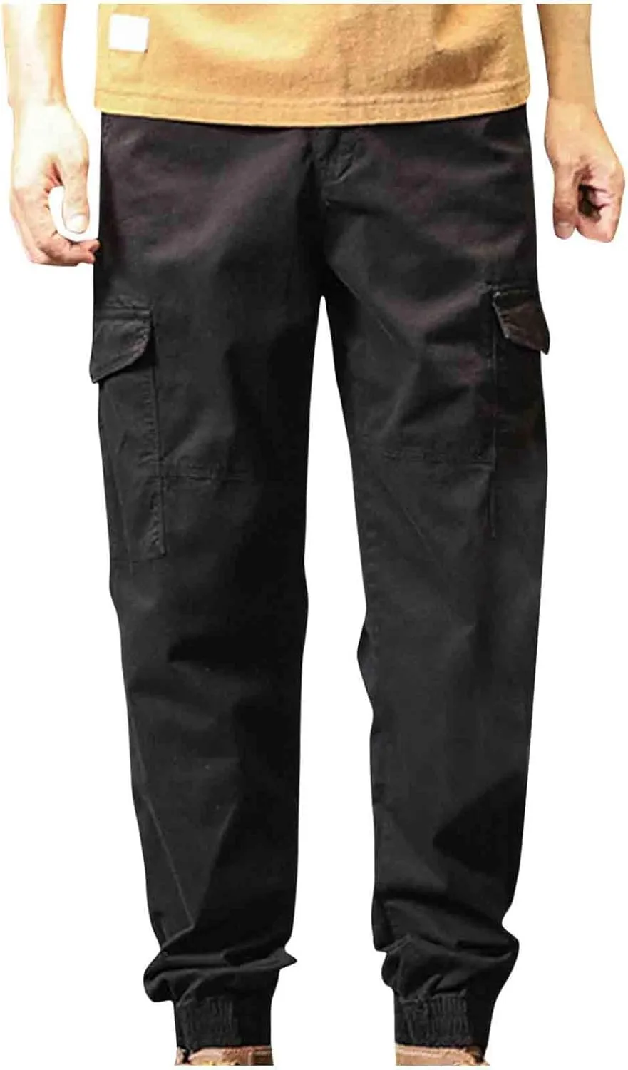 Hiking Pants Men Water Resistant Tactical Pants Lightweight Military Pant Outdoor Work Cargo Pants Multi-Pocket