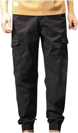 Hiking Pants Men Water Resistant Tactical Pants Lightweight Military Pant Outdoor Work Cargo Pants Multi-Pocket