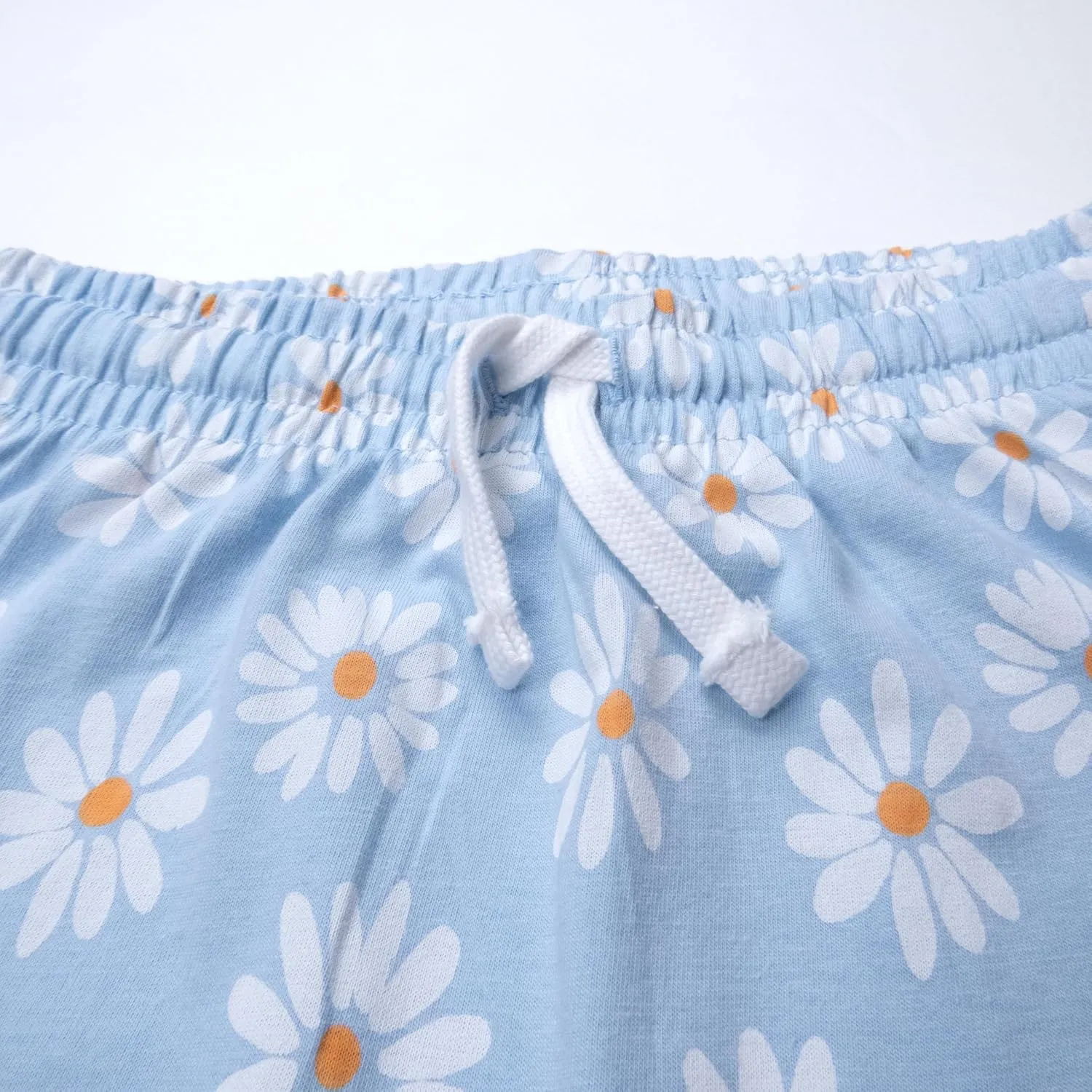 HonestBaby Cuffed Short 100% Organic Cotton for Infant Baby and Toddler Girls