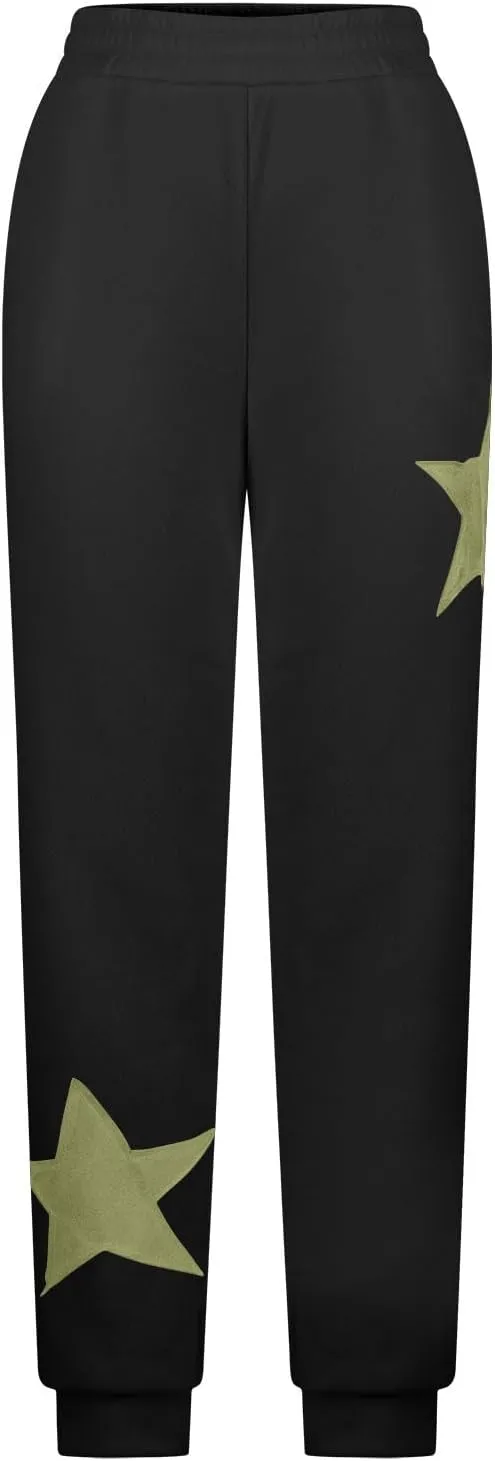 Hvyesh Jogger Sweatpants Women, Fleece Lined Sweatpants for Women Fall Winter Trendy 2025, Womens Joggers, High Waisted